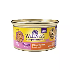 Wellness® Complete Health Kitten Wet Food - Natural, Grain Free, Pate, 3 Oz