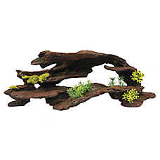 Top Fin? Greenery Driftwood Aquarium Ornament - Fish Tank Decor - XL
