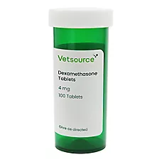 Dexamethasone Tablets for Dogs & Cats - 4 mg, 100 Count