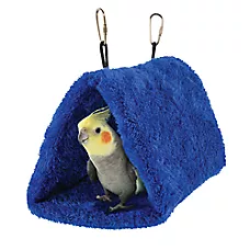 All Living Things® Fuzzy Bird Hut for Pet Bird Hideout & Nesting for Medium Birds