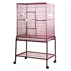 A&E Cage Company Large Flight Pet Bird Cage with Breeder Door
