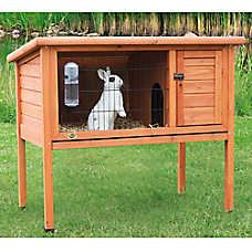 TRIXIE 1-Story Rabbit Hutch - Outdoor Small Pet Cage