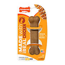 Nylabone Meat Bone, Chicken Dog Chew Toy
