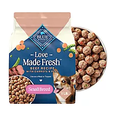 Blue Buffalo Love Made Fresh Small Breed Adult Fresh Dog Food - Beef Cooked Meatball