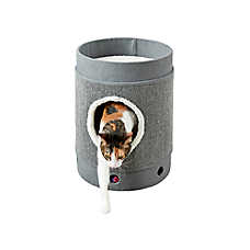 Two By Two The Hawthorn 20-in Felt Cat Condo, Grey