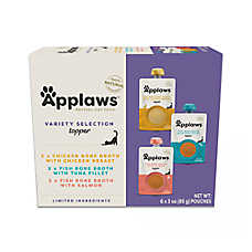 Applaws Cat - Adult, Food Topper, Variety Pack, 6 CT, 18 OZ