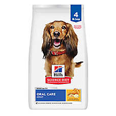 Hill's Science Diet Oral Care Adult Dry Dog Food - Chicken, Brown Rice & Barley