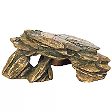 Top Fin® Slate Rock Aquarium Ornament - Fish Tank Decor - Medium