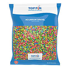 Top Fin? Premium Aquarium Gravel - Rainbow - Fish Tank Substrate - 5 lb