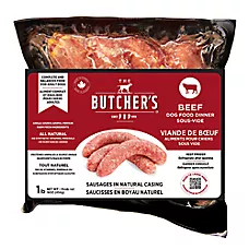 The Butcher's Pup Adult Gently Cooked Dog Food - Sausages in Natural Casing, 4 Count