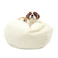 Carolina Pet Personalized Sherpa Puff Ball Dog Bed