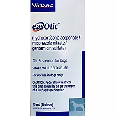 EasOtic Otic Suspension for Dogs,  10-mL (10 Doses)