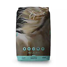 Equine Advantage Feed Low Starch Omega Horse Feed, 40lb