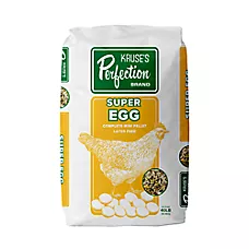 Kruse's Perfection Brand Super Egg Complete Chickhen Feed, 40lb - Chicken & Poultry Feed