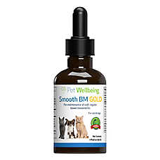 Pet Wellbeing Dog & Cat Liquid Supplement - Smooth BM GOLD, Constipation Relief, 2 oz