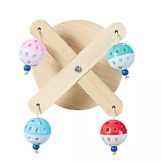 All Living Things® Spinner Bird Toy with Cage Attachment - Exercise Bird Toy