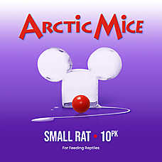 Arctic Mice Frozen Small Rats - Frozen Reptile Food - 10-20 ct