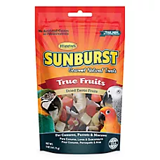Higgins Sunburst True Fruits Gourmet Treats - Pet Bird Treats - Fruit Flavor Treat