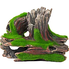 Aqua-Flora &trade; Living Log Aquascaping Fish Tank Decor