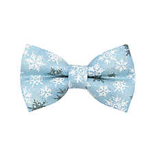 Made By Cleo? Snowflakes Cat Bow Tie