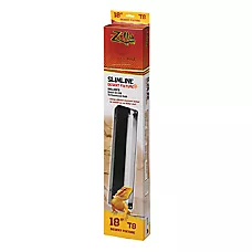 Zilla® Slimlines T8 Fluorescent Light Fixture Desert for Heat & UVB Bulbs - 18 in