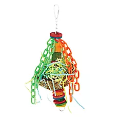 All Living Things® Goodie Basket Bird Toy - Foraging Bird Toy for Small Pet Birds