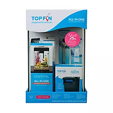 Top Fin® Fascinate Column Aquarium Starter Kit - Fish Tank Starter Kit - 10 Gallon