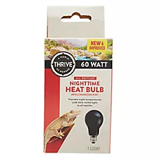 Thrive Reptile Nighttime Heat Bulb - Reptile Heat Bulb - 60-100W